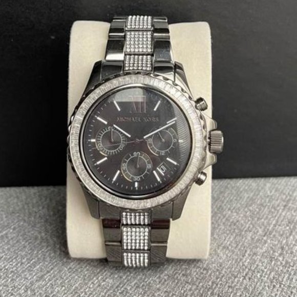 Michael Kors MK5829 Everest Black Chrono Watch - Picture 1 of 2